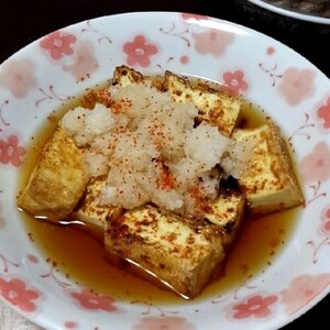 厚揚げで簡単揚げだし豆腐☆